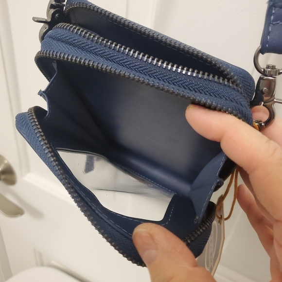 ECOSUSI Blue Crossbody/Satchel/Wristlet Bag, Versatile - Picture 8 of 15